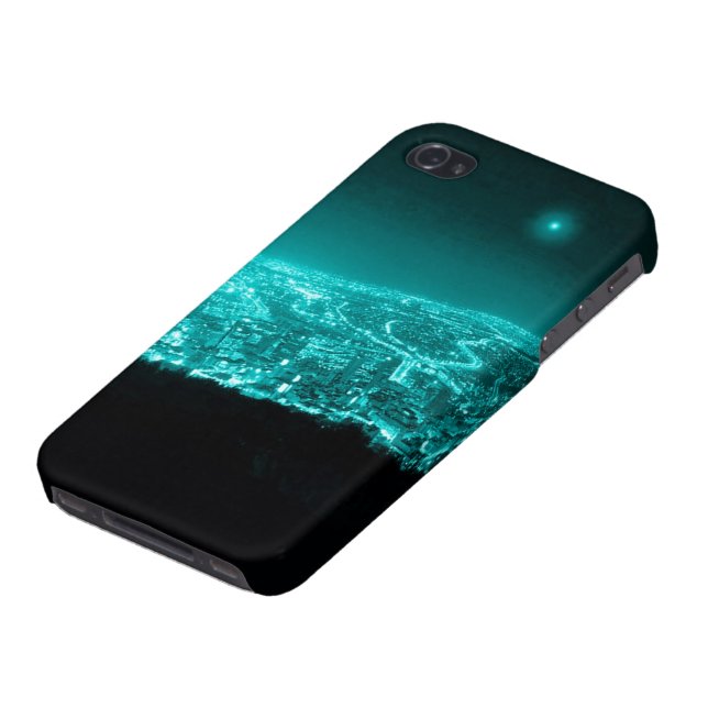 Neon City Lights iPhone Case (Bottom)