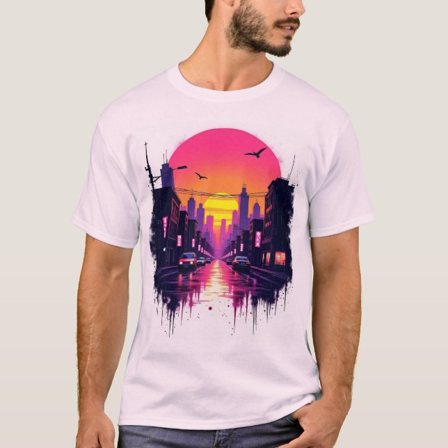 Neon City  T-Shirt (Front)