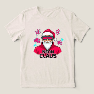 Neon Claus Tri-Blend Shirt