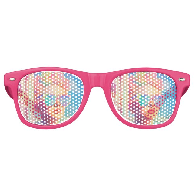 Neon Coastal Beauty with Sunglasses (Front)