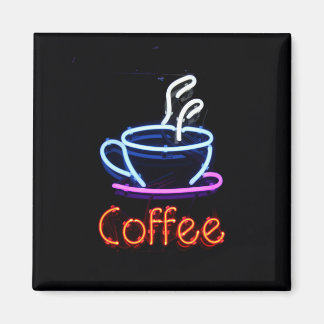 Neon Coffee Sign Magnet