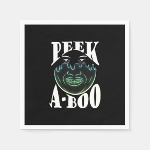 Neon Colored Artwork - Peekabo Napkin