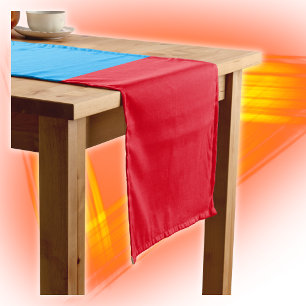 Neon Colorful Stripes    Short Table Runner