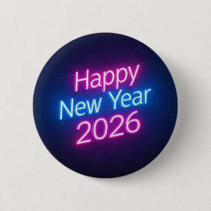 Neon Coloured 2026 Year Badge