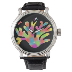 Neon coral  watch