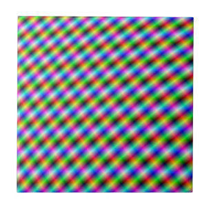 Neon Crosshatch tile