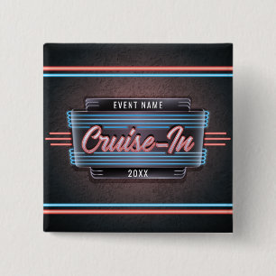 Neon Cruise-In Button