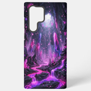 Neon Crystal Cavern Phone Case