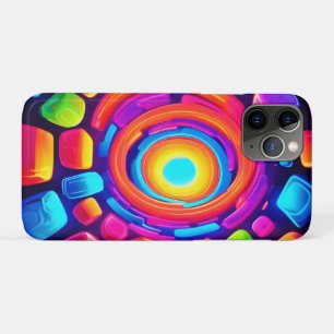 Neon Cube Vortex Art Case-Mate iPhone Case