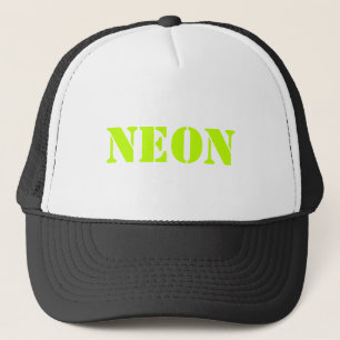 "neon" customise TEXT & COLOR - hat