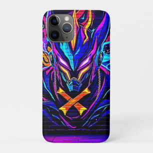 Neon Cyber Guardian Art Case-Mate iPhone Case