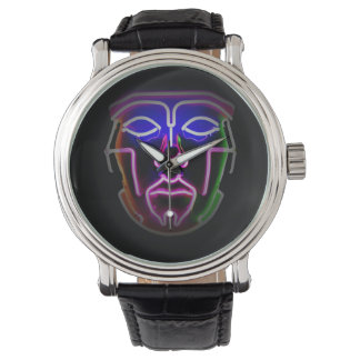 Neon Cyborg Futuristic black Watch
