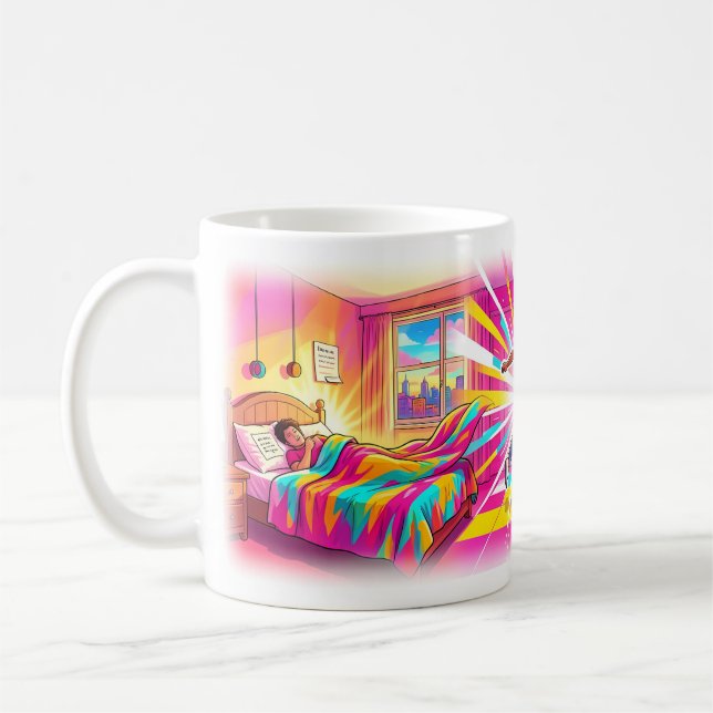 Neon Dance Awakening Colorburst Dream Mug (Left)