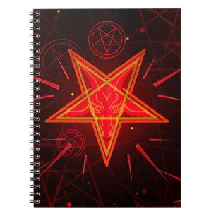 neon demon spiral notebook