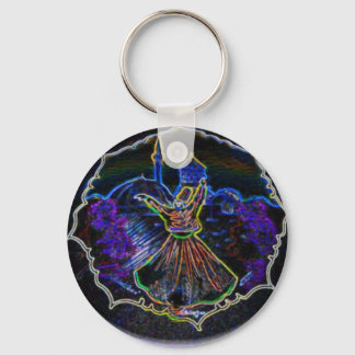 Neon Dervish Keychain