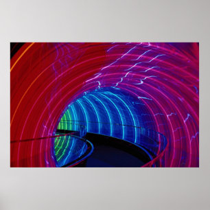 Neon design, marquee lighting poster