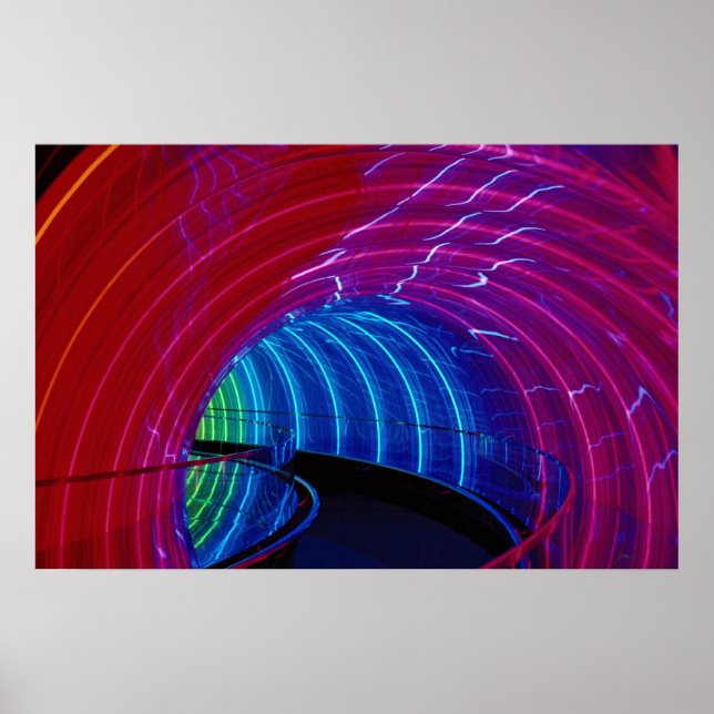 Neon design, marquee lighting poster (Front)