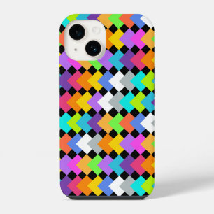 Neon Diamonds iPhone 14 Case
