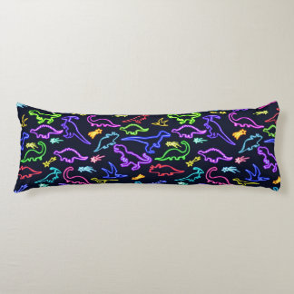Neon Dinosaurs Body Cushion