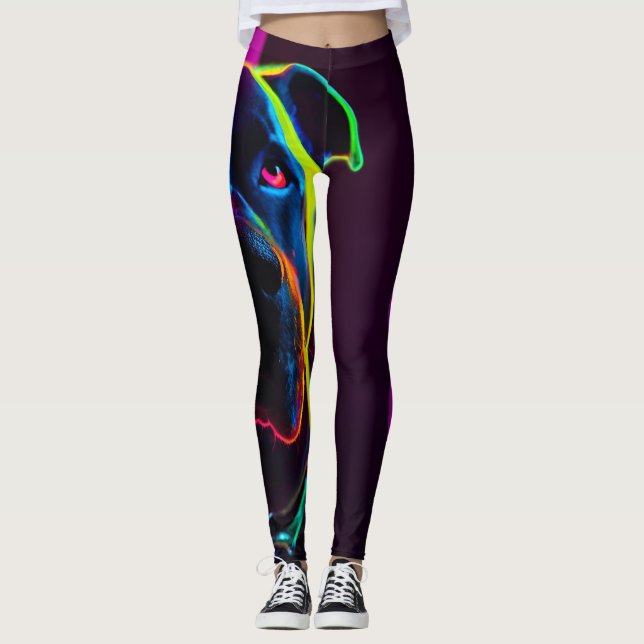 neon dog leggings (Front)