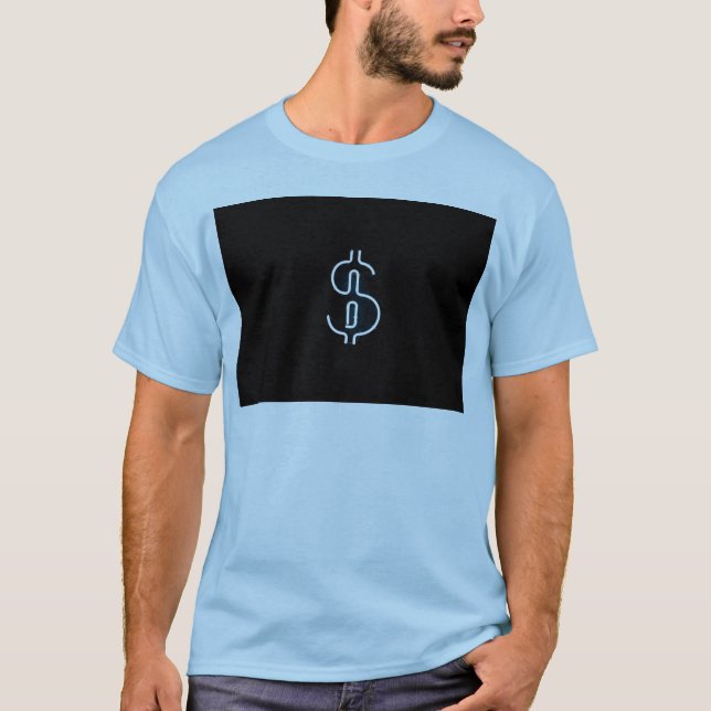 Neon Dollar Sign T-Shirt (Front)