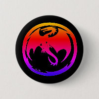 Neon Dragon black button