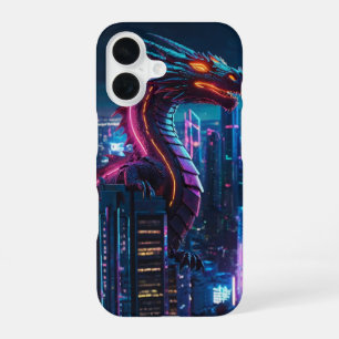 Neon Dragon Flight iPhone 16 Case