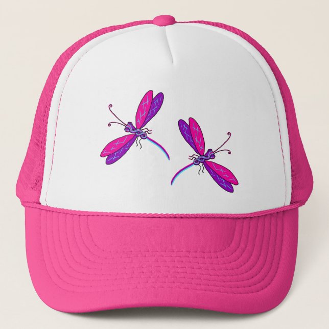 Neon Dragonfly hat (Front)