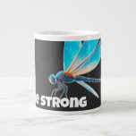 Neon Dragonfly Shirt – Aesthetic Nature Transforma Large Coffee Mug<br><div class="desc">This neon dragonfly t-shirt symbolizes transformation,  growth,  and inner strength. Designed with vibrant glowing colors and a minimalist aesthetic,  this nature-inspired graphic tee is perfect for anyone who loves meaningful art,  spiritual symbolism,  or elegant statement designs.</div>