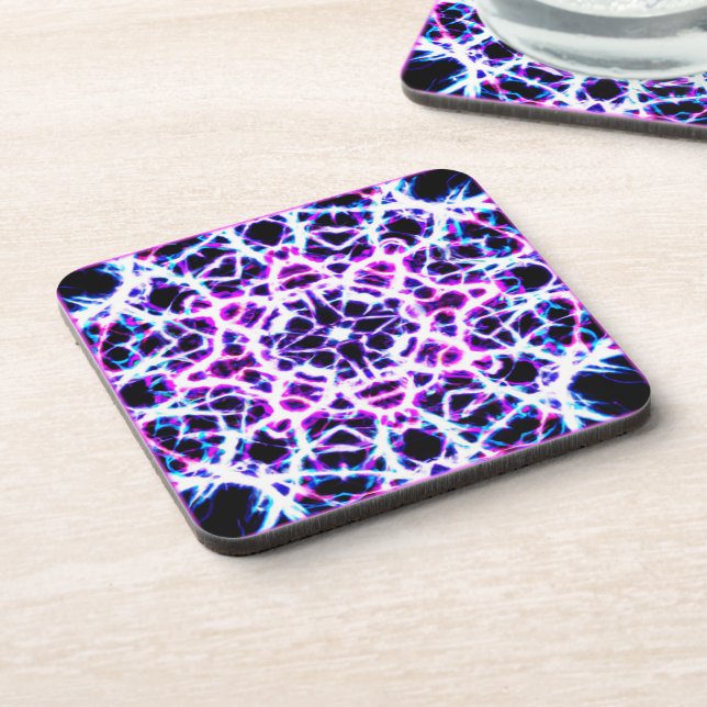 Neon Dreams Design. Buy Now Coaster (Left Side)