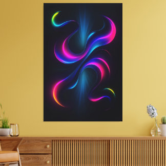 Neon Dreams III Metal Wall Art | Modern Abstract
