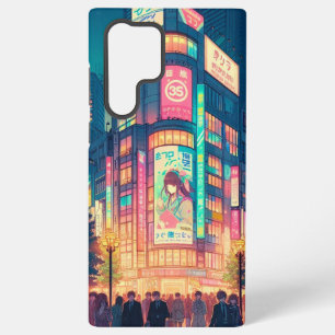 Neon Dreams of Shibuya Samsung Galaxy Case