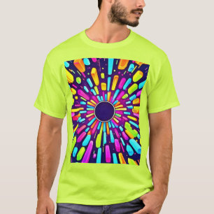 Neon Dreamscape: A Psychedelic Journey T-Shirt