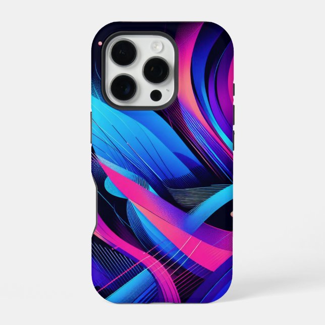 Neon Drift iPhone Case (Back)
