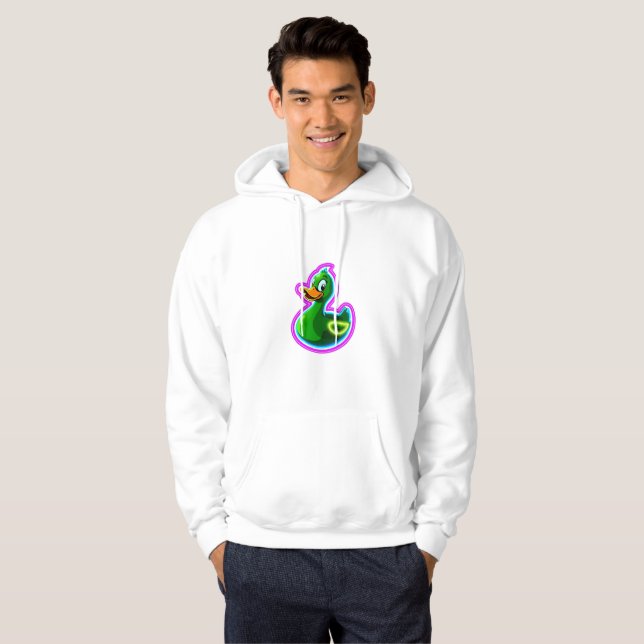 Neon Duck Design Hoodie (Front Full)