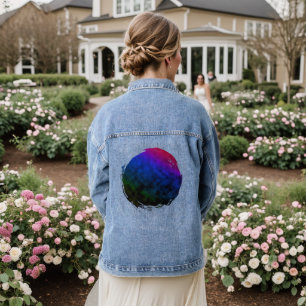 Neon Dusk Denim Jacket