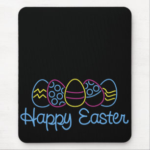 Neon Eggs - Mouse Pad