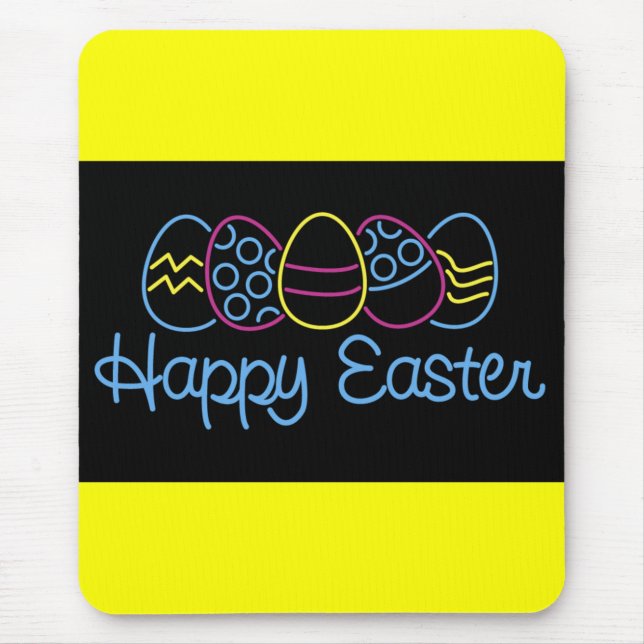 Neon Eggs - Mouse Pad (Front)