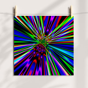 Neon Explosion Poster