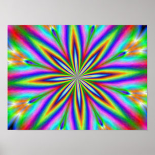 Neon Explosion Poster