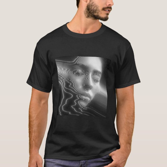 Neon Face Cosmos T-Shirt (Front)