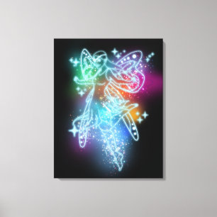 Neon Fairy Canvas Print