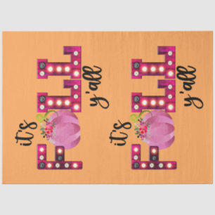 Neon Fall Autumn Customise Colour Tissue Paper