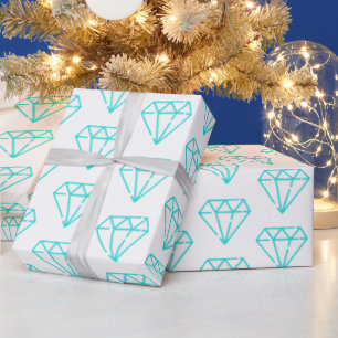 Neon Figure Wrapping Paper