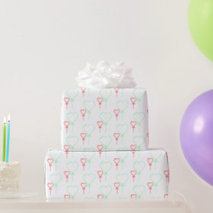 Neon Figure Wrapping Paper