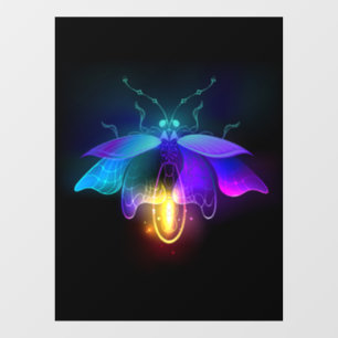 Neon Firefly on black
