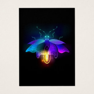 Neon Firefly on black