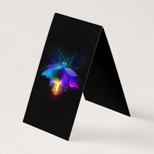 Neon Firefly on black Business Card