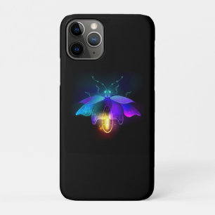 Neon Firefly on black Case-Mate iPhone Case
