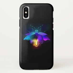 Neon Firefly on black Case-Mate iPhone Case